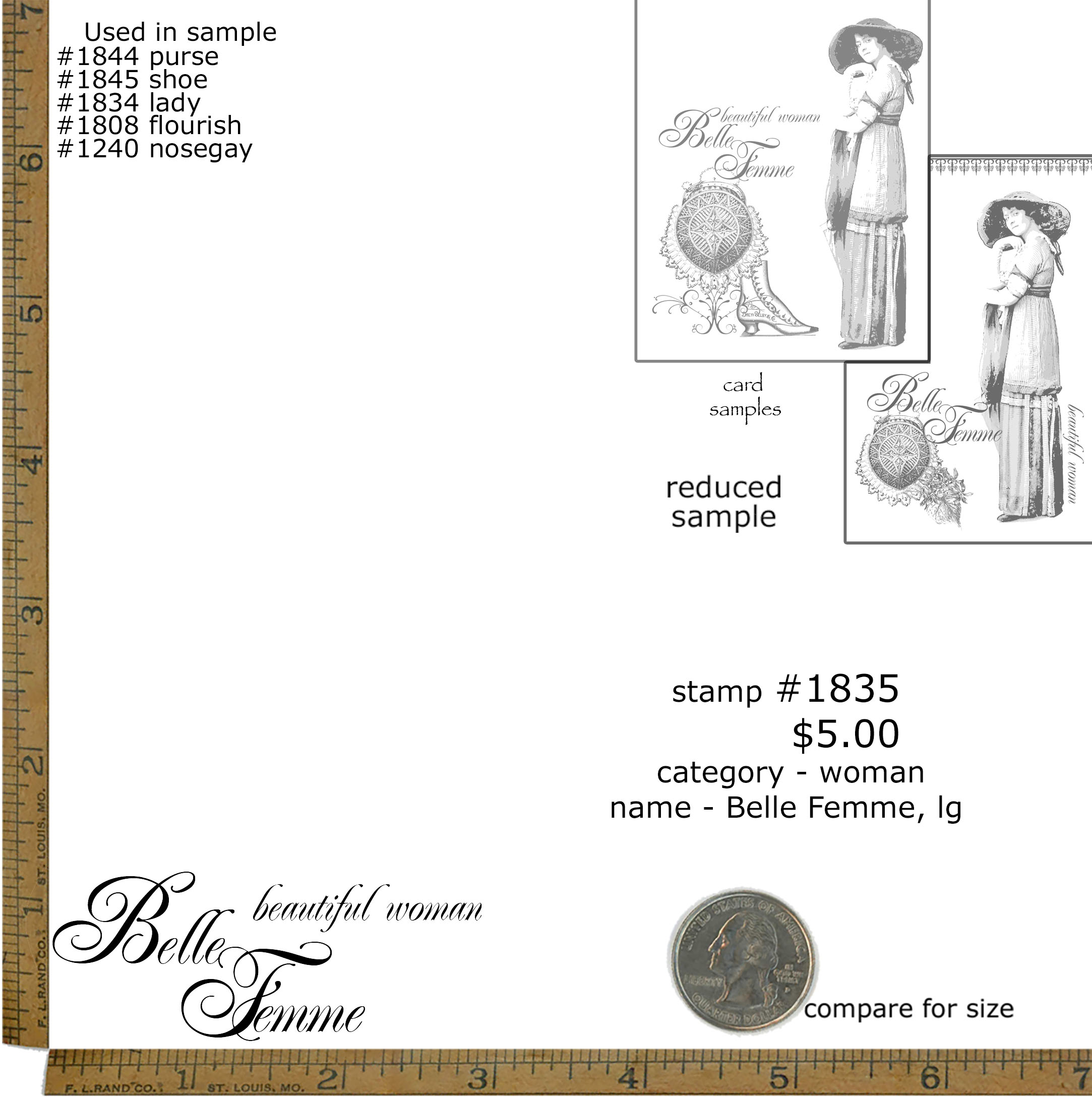 #1835 - Belle Femme, lg - Woman